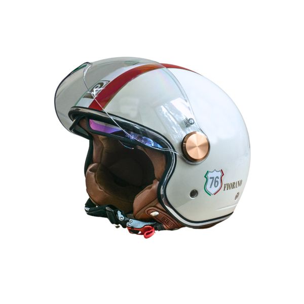 Мотошолом відкритий Beon B-120 IMOLA SHINY CREAM (глянець кремовий), розмір XL