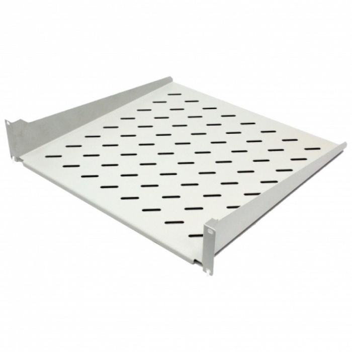 Полиця консольна CMS UA-SHC450G 19" 2U 450 мм сіра
