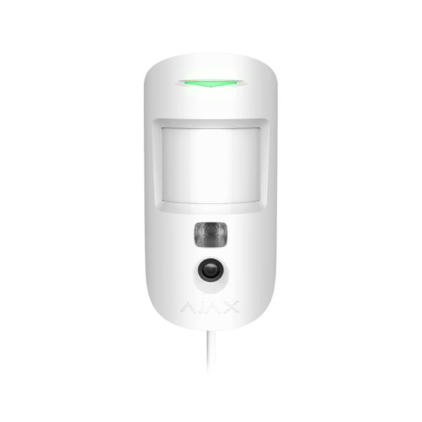 Дротовий датчик руху Ajax Superior MotionCam (PhOD) Fibra white з фотоверифікацією за запитом і за сценарієм