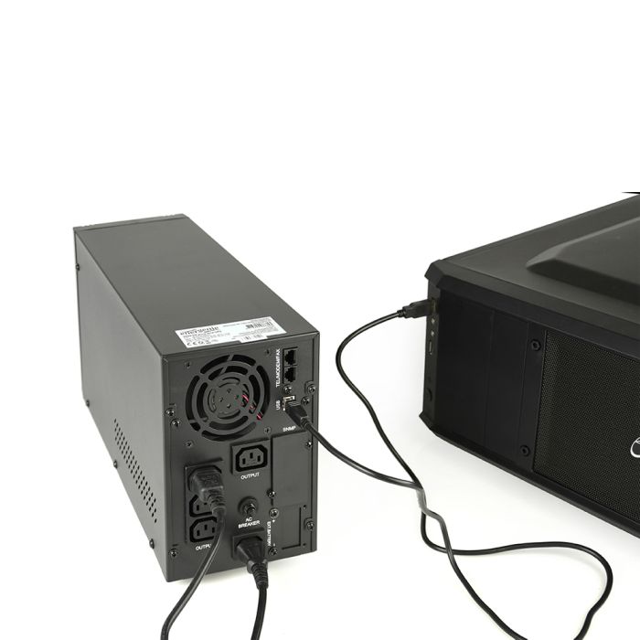 Джерело безперебійного живлення EnerGenie EG-UPS-PS2000-01 2000ВА / 1600Вт лінійно-інтерактивне з правильною синусоїдою