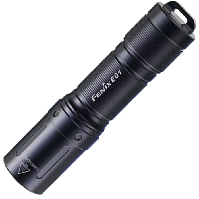 Fenix E01 V2.0  чорний ліхтар наключний