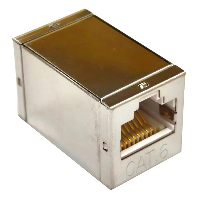 RJ-45 З'єднувач витої пари екранований кат. 6 під конектори