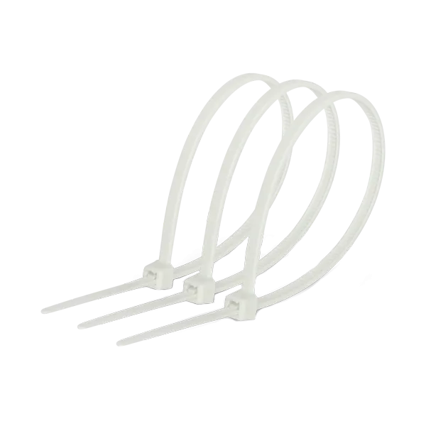 Стяжка Ziplex кабельна 3х200 біла (100шт)