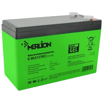 MERLION G-MLG1270F2 12 V 7,0 Ah Акумуляторна батарея