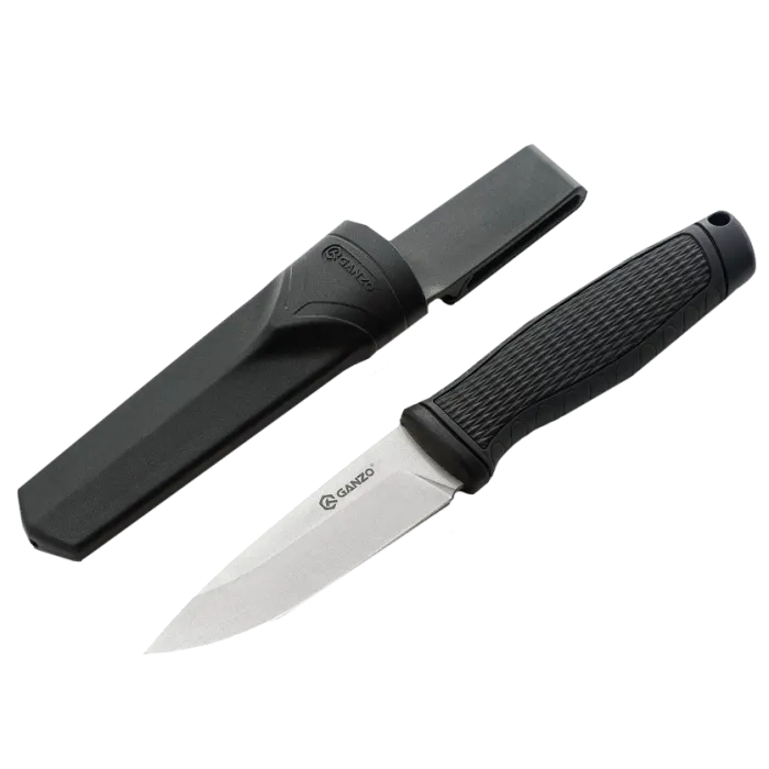 Ganzo G806-BK Ніж чорний з ножнами