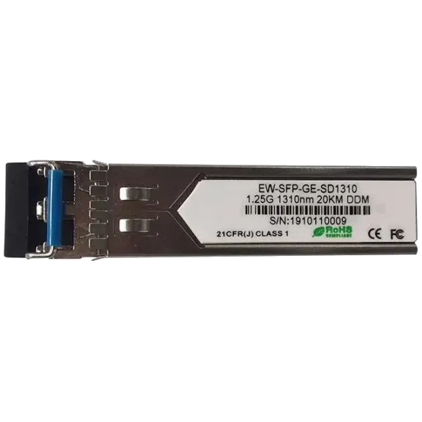 Ewind EW-SFP-GE-SD1310 155M, Single-mode Dual Fiber, 1310nm, 20km, LC connector Модуль SFP