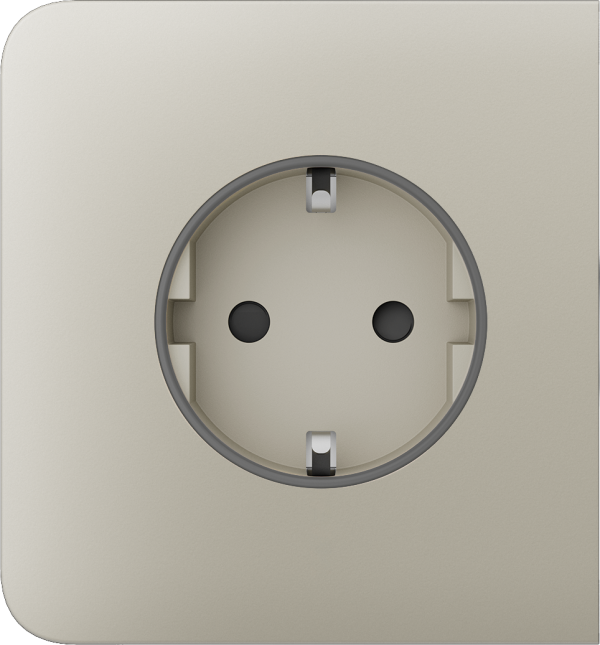 Бічна панель для вбудованої розетки Ajax SideCover (basic) Ivory