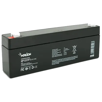 MERLION GP1223F1 2.3А•г 12В Свинцево-кислотна акумуляторна батарея