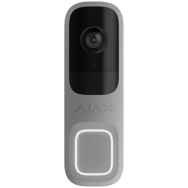 Ajax Doorbell Grey RAL 7004 Відеодзвінок