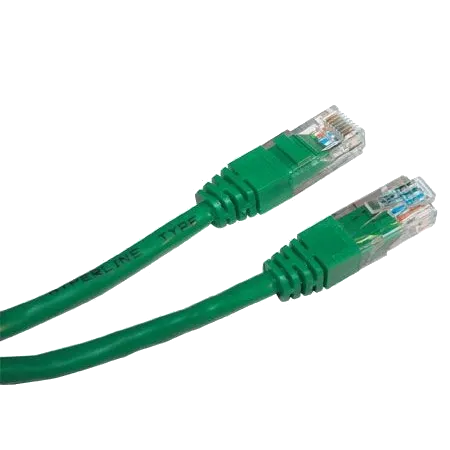 Патч-корд  E-server UTP,  0.5 м, кат. 5e зелений