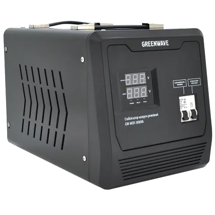 Green Wave Mauser 3000VA (2100Вт) Стабілізатор напруги релейний DC140-260V, AC220