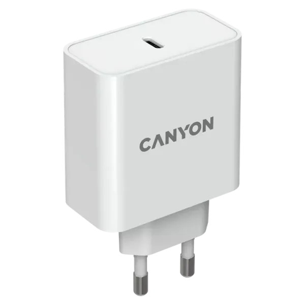 Canyon H-65 white (GAN 65W) Мережевий зарядний пристрiй