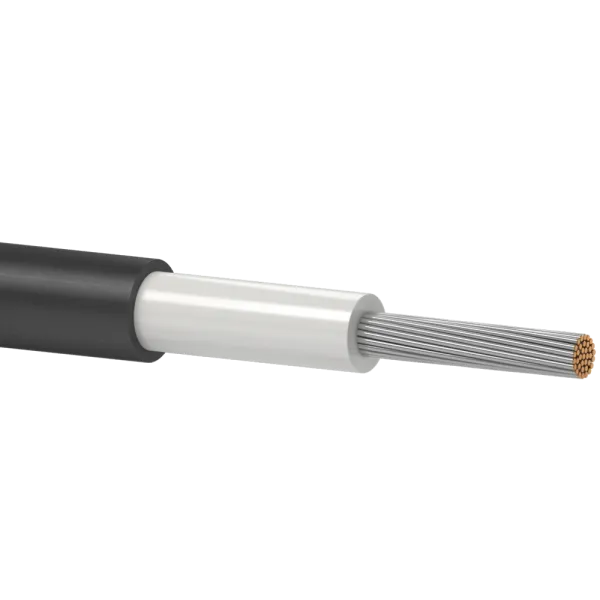 Одескабель H1Z2Z2-K 1*6 black (Бухта 50 м) Кабель для сонячних панелей