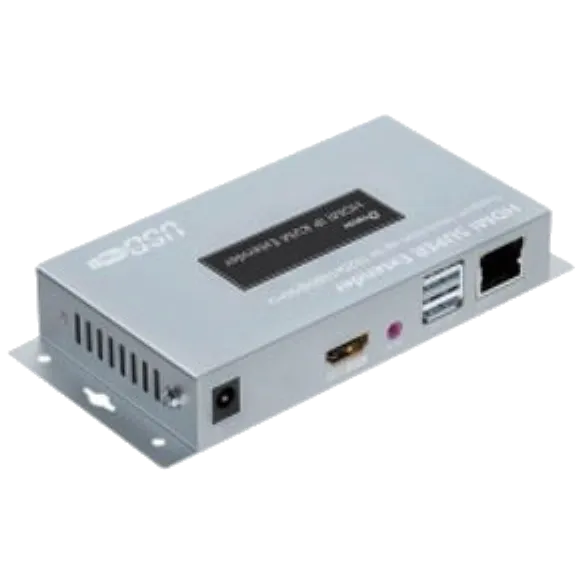 Dtech HDMI/USB-Ethernet extender RX Приймач HDMI подовжувач по Ethernet та USB