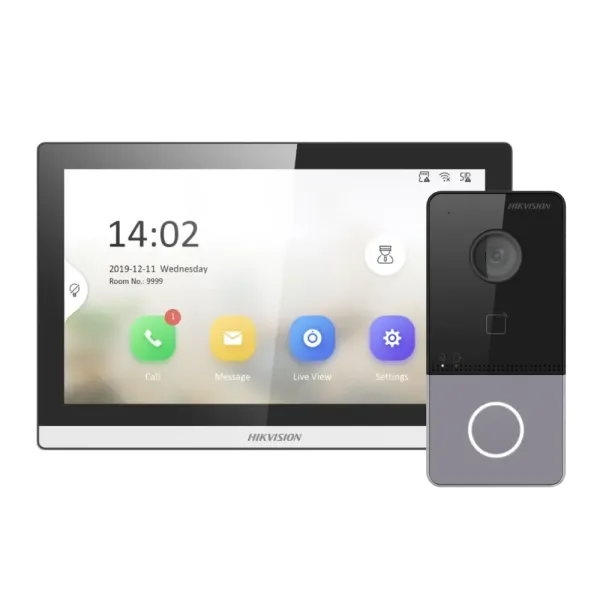 Hikvision WI-FI DS-KV6113-WPE1(C)+ DS-KH6350-WТE1 "Стандарт" Комплект відеодомофона