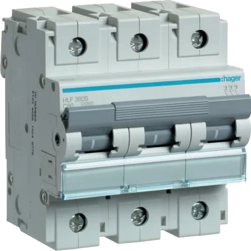 Hager HLF380S 3P, In=80А, «C», 10 kA, 4,5м. Автоматичний вимикач