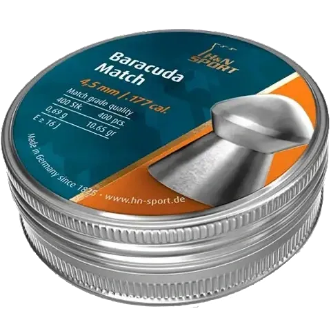 H&N Baracuda Match. (400 шт) Кулі пневматичні 0,69 г 4,5 мм
