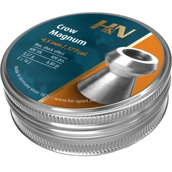 H&N Crow Magnum (400 шт) Кулі пневматичні 0,57 г 4,5 мм
