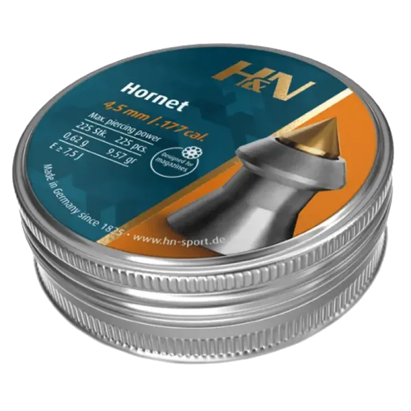 H&N Hornet (225 шт) Кулі пневматичні 0,62 г 4,5 мм