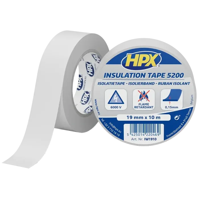 HPX IW1910 HPX5200 19мм х 10м Стрічка ПВХ ізоляційна