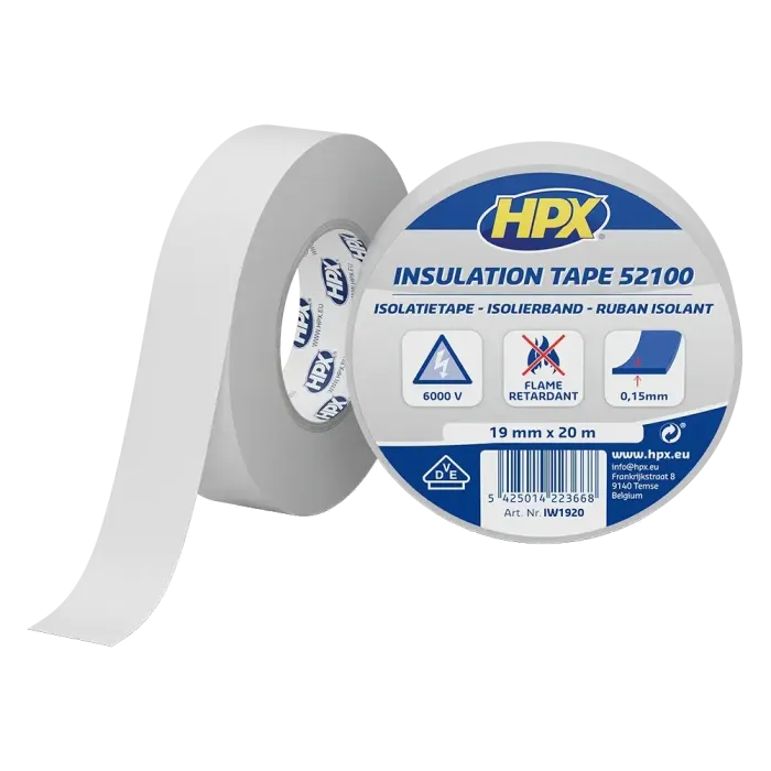HPX IW1920 HPX52100 19мм х 20м Стрічка ПВХ ізоляційна