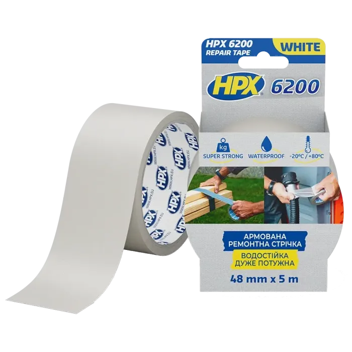 HPX CW5005 6200 48мм х 5м Стрічка армована одностороння