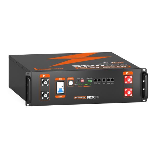 Акумулятор LiFePo4 HS48V100AH10 51.2В 100А·год (3U) 5.12кВт·год