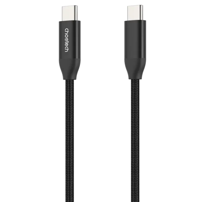Choetech XCC-1035 1.2м Black USB-C to USB-C PD3.1 Кабель