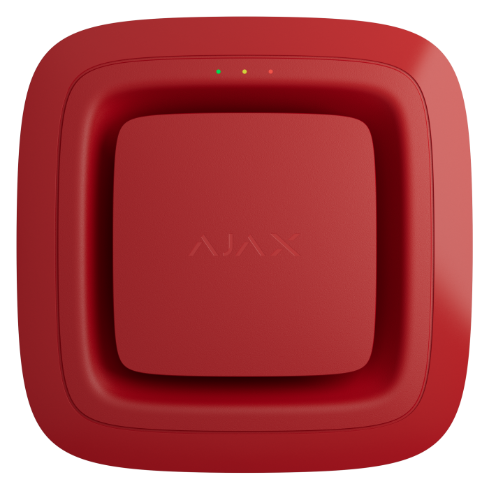 Бездротовий адресний пожежний оповіщувач звуковий Ajax EN54 FireProtect (Sounder) Jeweller Red (118604.278.RD1)