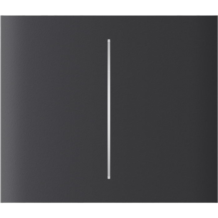 Центральна кнопка для двоклавішного вимикача Ajax CenterButton (2-gang) vertical Graphite