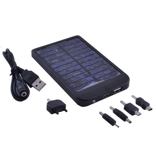 POWER BANK із сонячною панеллю та перехідниками HW-1111 1500mA