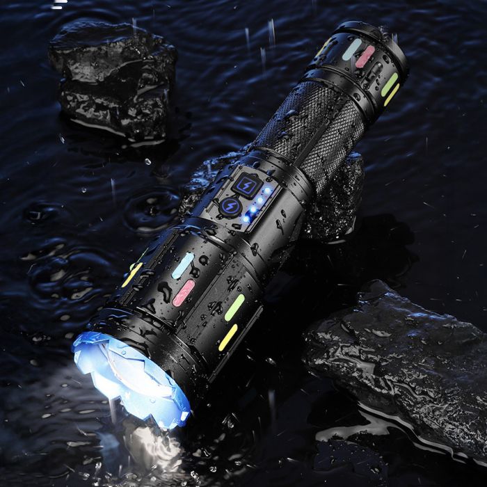 Тактический фонарь YEMAO YM-G560Y, 1200LM, аккумулятор 26650 (5000 mAh), функция лампы