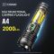Фонарь YEMAO YM-A4 Sanan 55, 1x21700, ЗУ Type-C, функция лампы, крюк
