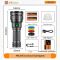 Фонарь YEMAO YM-A9 9LED, 2x26650, Power Bank, ЗУ Type-C, колпачек, 3 фильтра