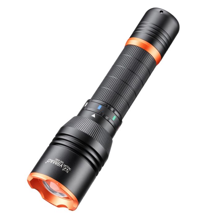 Фонарь YEMAO YM-G481 4LED(Red+Green+Blue+White), Li-Ion аккумулятор, ЗУ Type-C, zoom