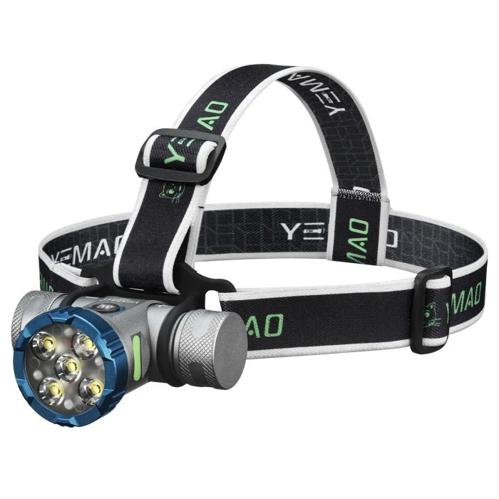 Налобный фонарь YEMAO YM-T755X, 3000LM, аккумулятор 2x21700 (4200 mAh), с красным светом