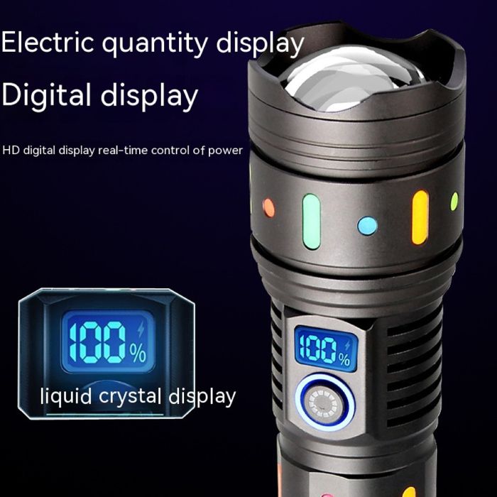 Фонарь YEMAO YM-G85-TG, 1x32850, Power Bank, ЗУ Type-C, zoom