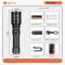 Фонарь YEMAO  YM-G262-TG+лазер(Green), 1x26650, ЗУ Type-C, zoom