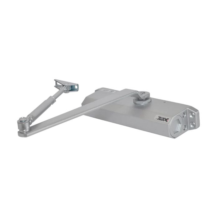 Дверний доводчик Dortec DT-516H Silver з фіксацією дверей у відчиненому положенні