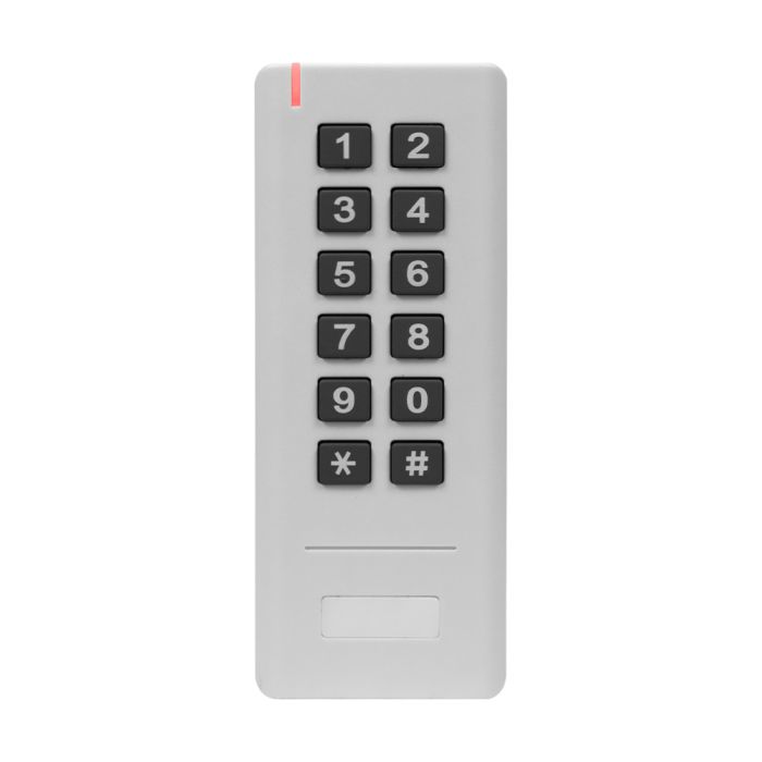 Клавіатура бездротова зі зчитувачем EM-Marine Trinix TRK-2201WR White