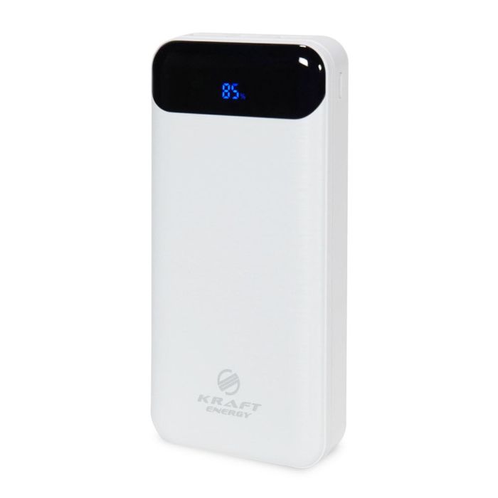 Повербанк 20000mAh Power Bank Kraft TPB-2020 White 22.5W QC3.0