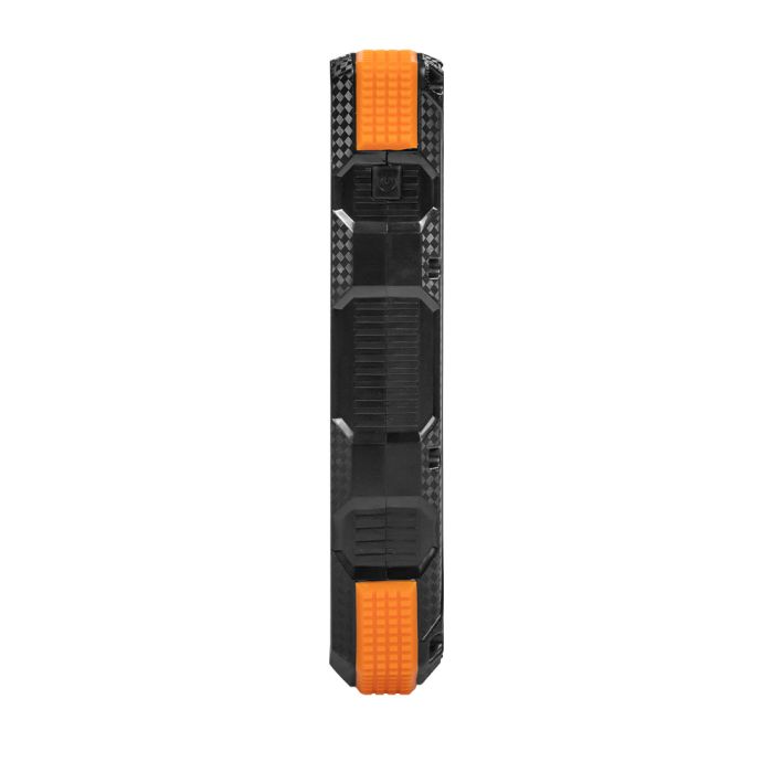 Повербанк з сонячною панеллю 20000mAh Power Bank Kraft KPB-U1830WFCS Orange бездротова зарядка LED-ліхтар 