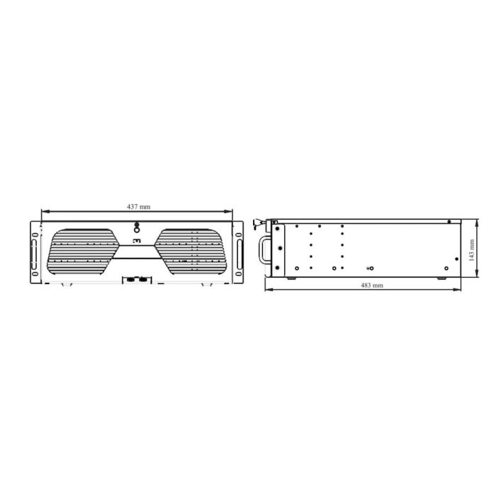IP-відеореєстратор 128-канальний 16Mp TVT TD-33128H16-A3H-B