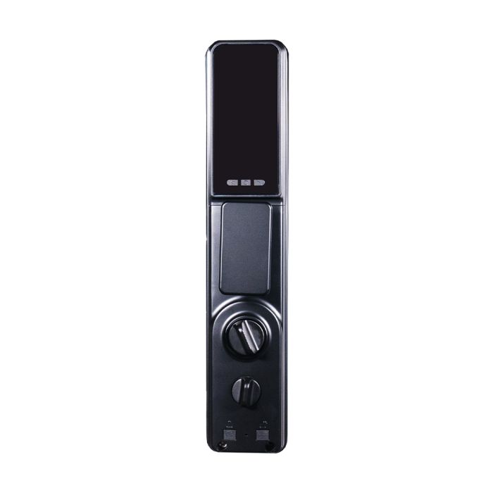 Замок біометричний автономний Trinix TRL-8801BTV Black з Bluetooth, розпізнаванням облич, зчитувачем відбитків пальців і карт Mifare