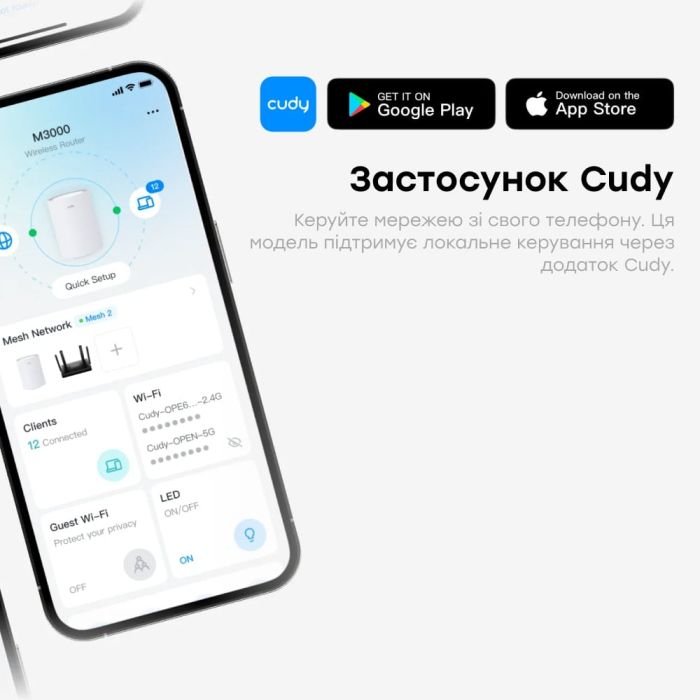 WiFi Mesh 4G LTE-маршрутизатор Cudy LT400 CAT4 N300