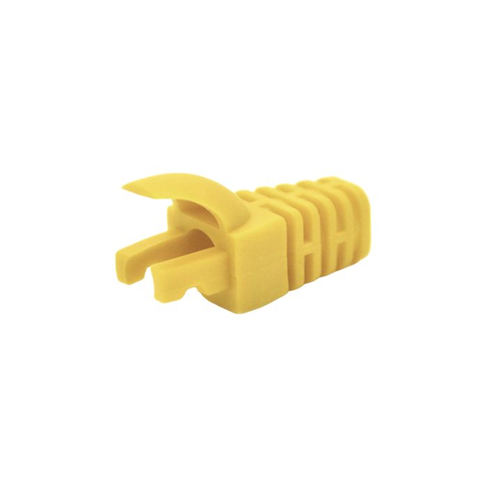 Чохол ізолюючий для роз'єму RJ-45 Cat.5/Cat.6, (N) ПВХ жовтий, 100 шт.