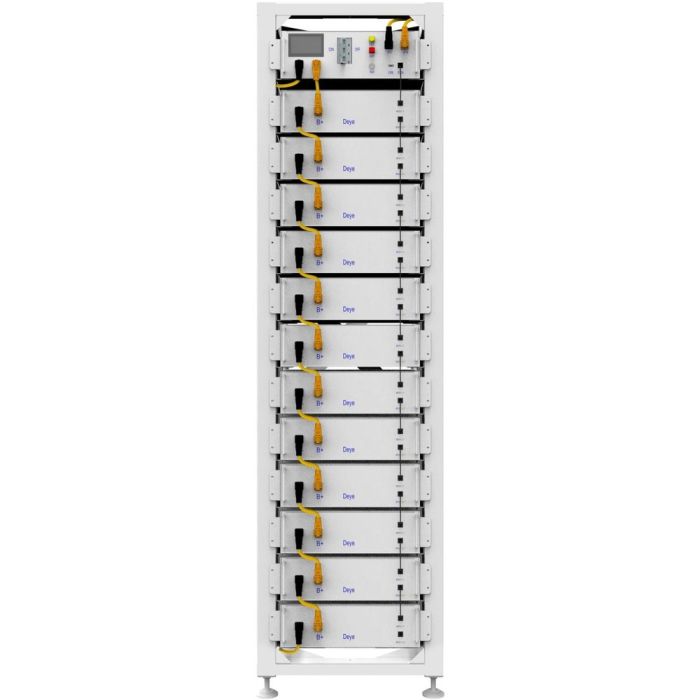 Стійка Deye 3U-HRack-2G для 12 високовольтних батарей та 1 блоку керування