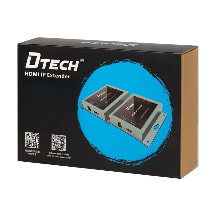 Подовжувач відеосигналу HDMI 150m IP-150 Dtech DT-7043R (QCW) Receiver