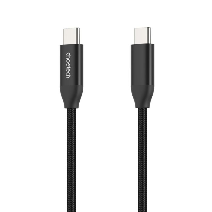 Кабель Choetech ХСС-1060 Black USB-C to USB-C PD3.1 240W 1m+2m, набір з 2 шт.