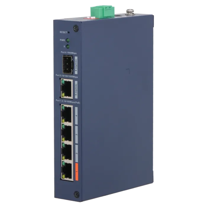 Dahua DH-CHS4106-4ET-60 PoE Комутатор 4 порти керований